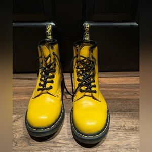 Yellow Dr. Martens